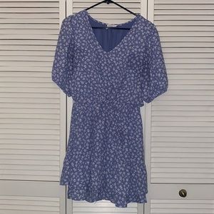 Sienna Sky blue and white floral sundress, medium